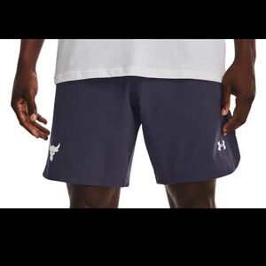 Under Armour UA Project Rock Men's Snap Shorts 1361616-558 Size L Tempered Steel